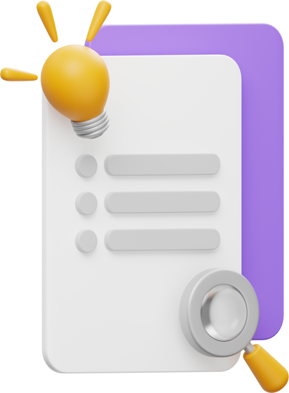 Research 3D Icon